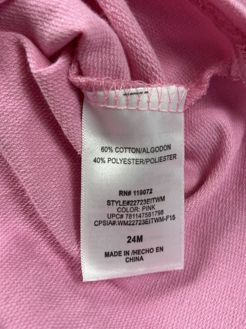 Y2K 2015 Nick JR. Dora the Explorer Long Sleeve Shirt Pink Kids 24M NWT